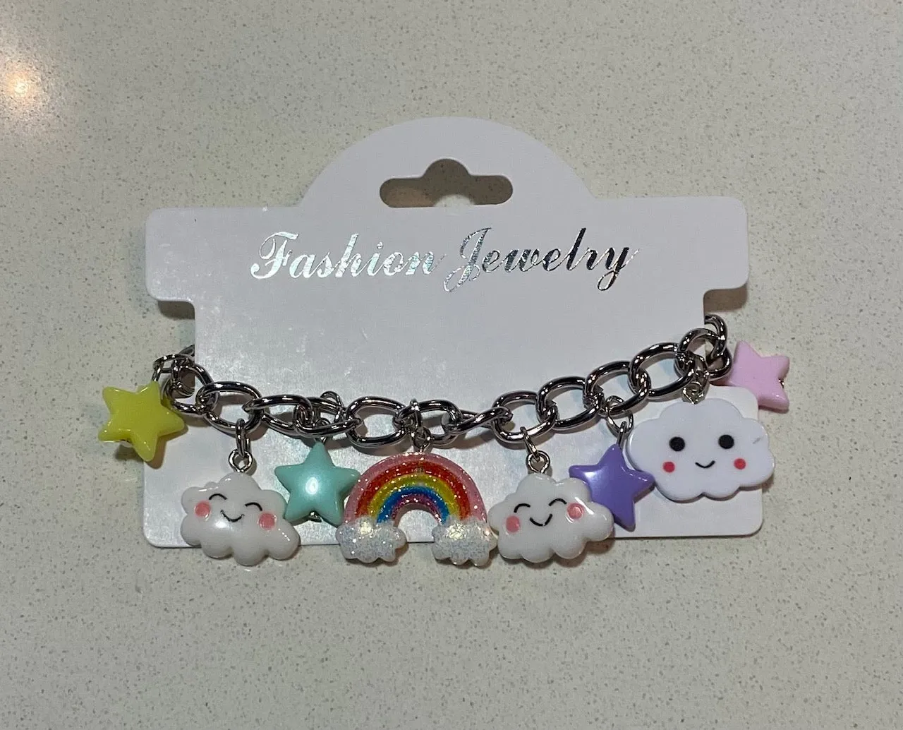 Girl Rainbow Charm Bracelet