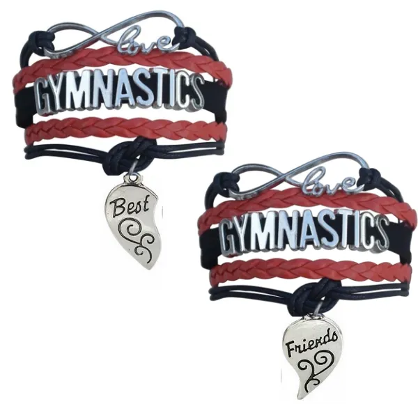 Girls Gymnastics Friendship Bracelets - Pick Colors