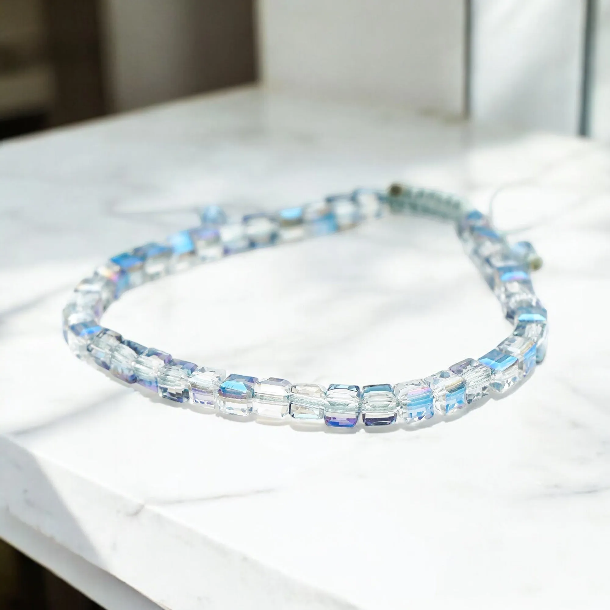 GLASS SLIPPER - Cube Accent Bracelet