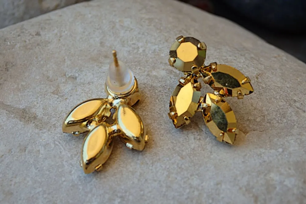 Gold Stud Earrings