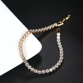 Gold Tennis Bracelet