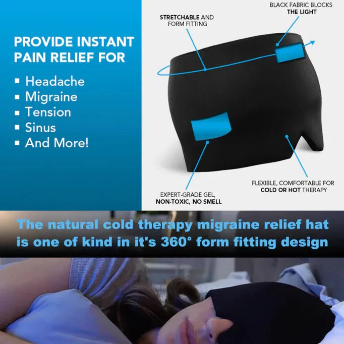 Headache Hat - Instant Migraine Relieft Cap