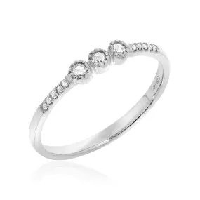 Heirloom Triple Rose Cut Diamond Band