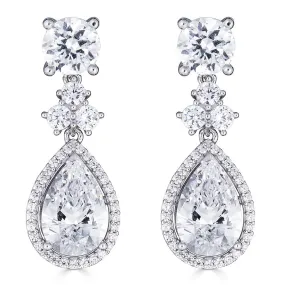 Hollywood Halo Teardrop Earrings- TLE3073