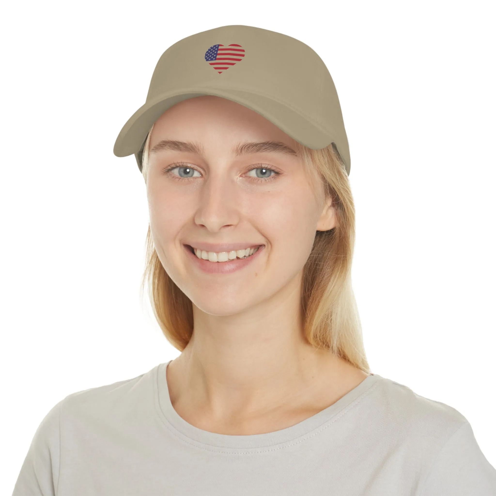 I Love USA Low Profile Baseball Cap