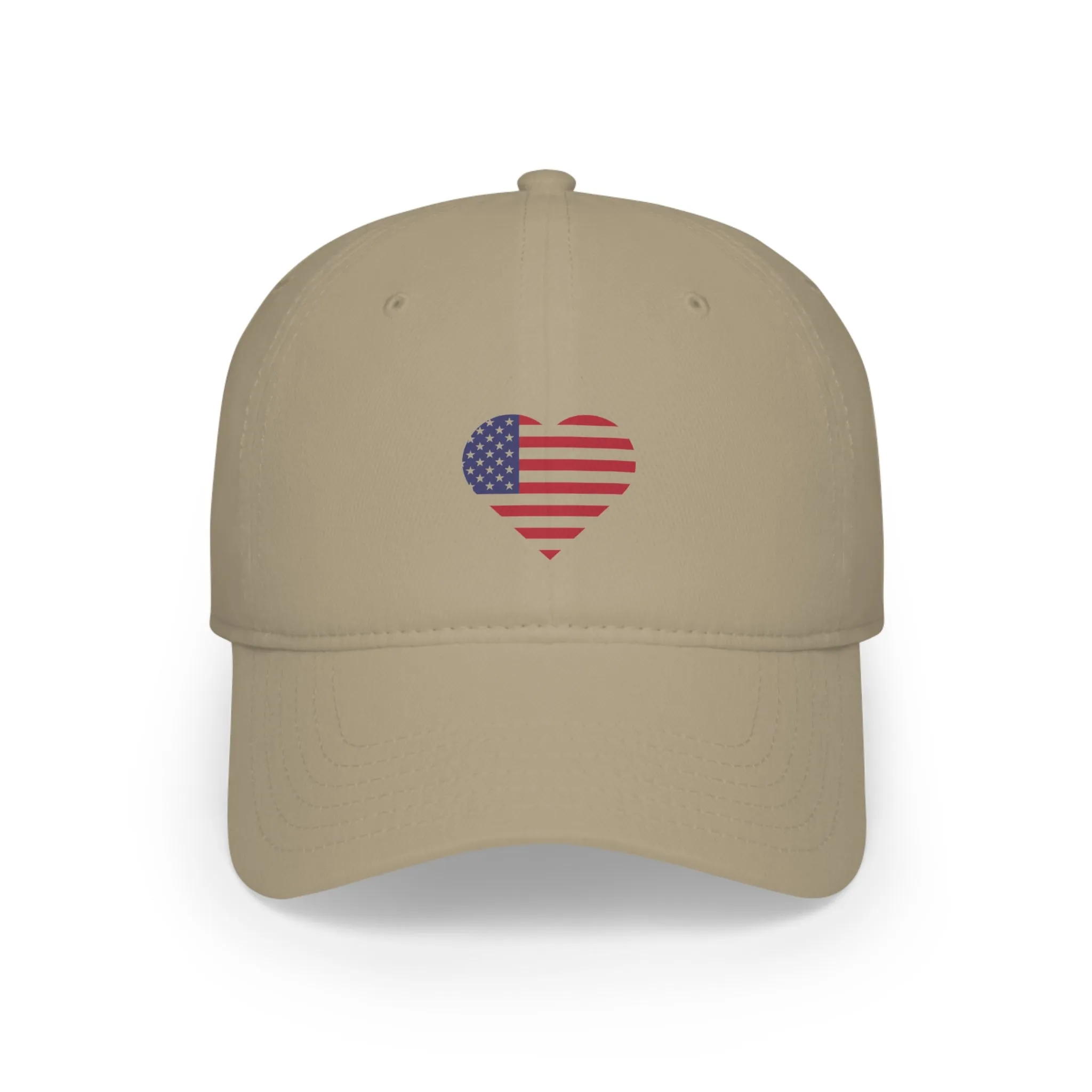 I Love USA Low Profile Baseball Cap