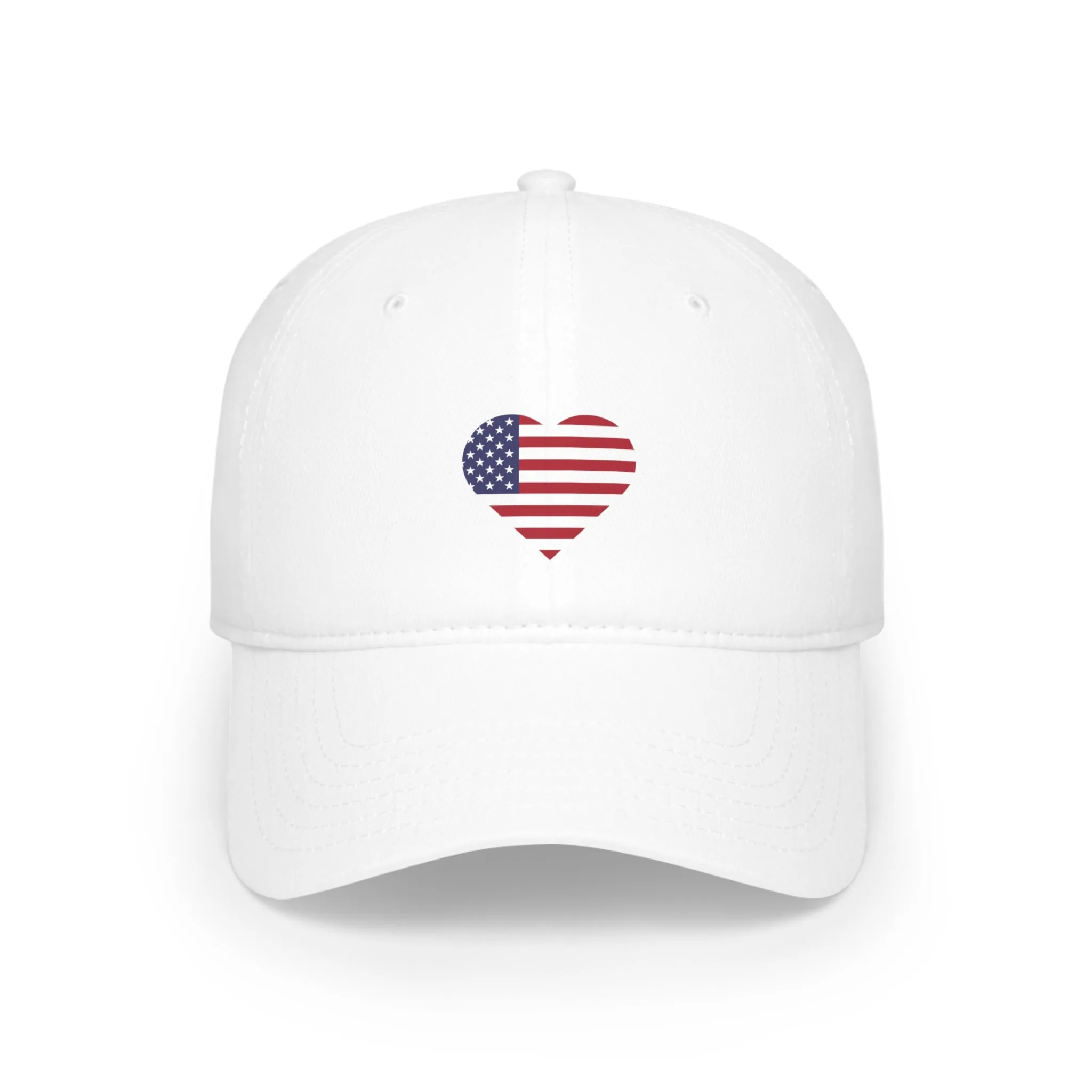 I Love USA Low Profile Baseball Cap