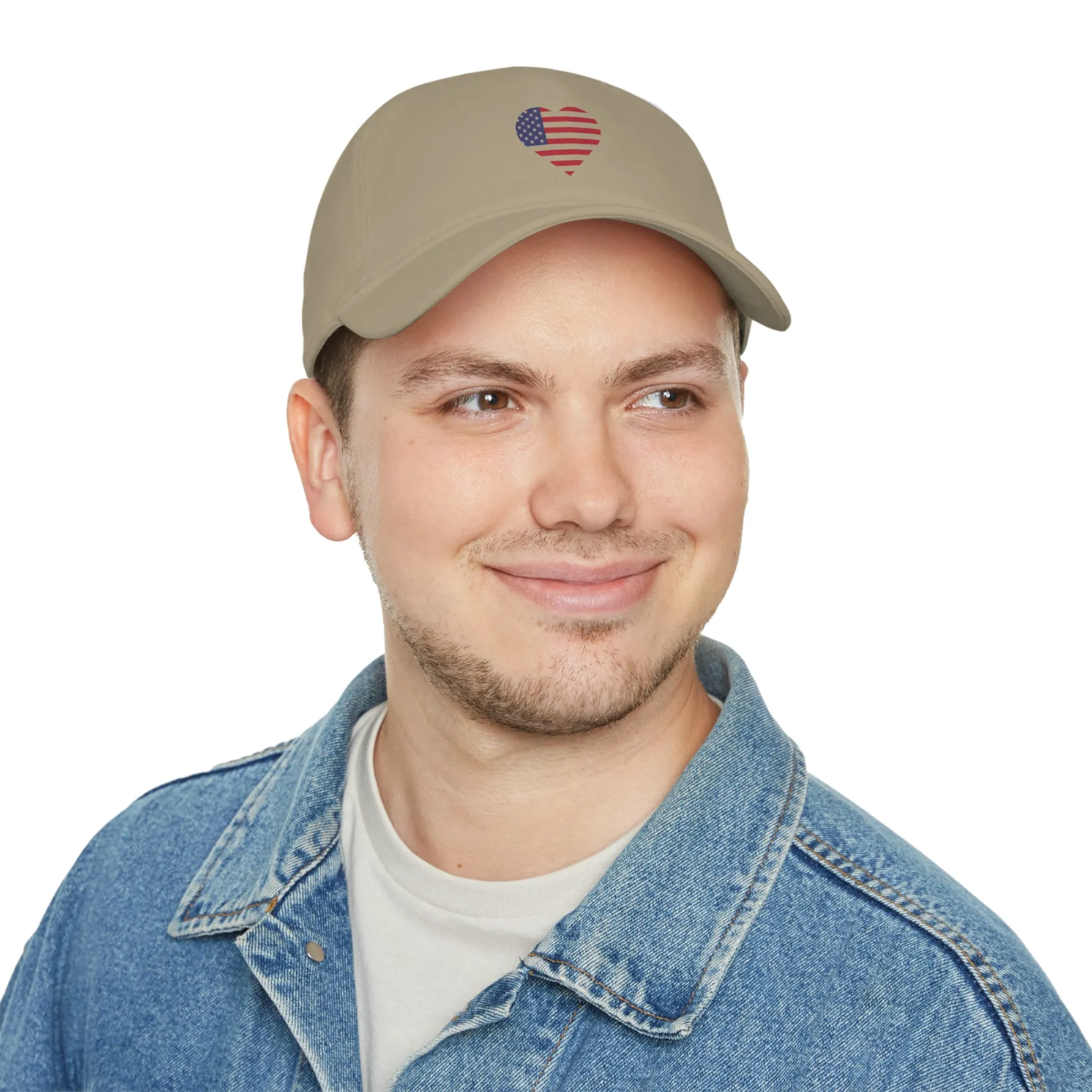 I Love USA Low Profile Baseball Cap