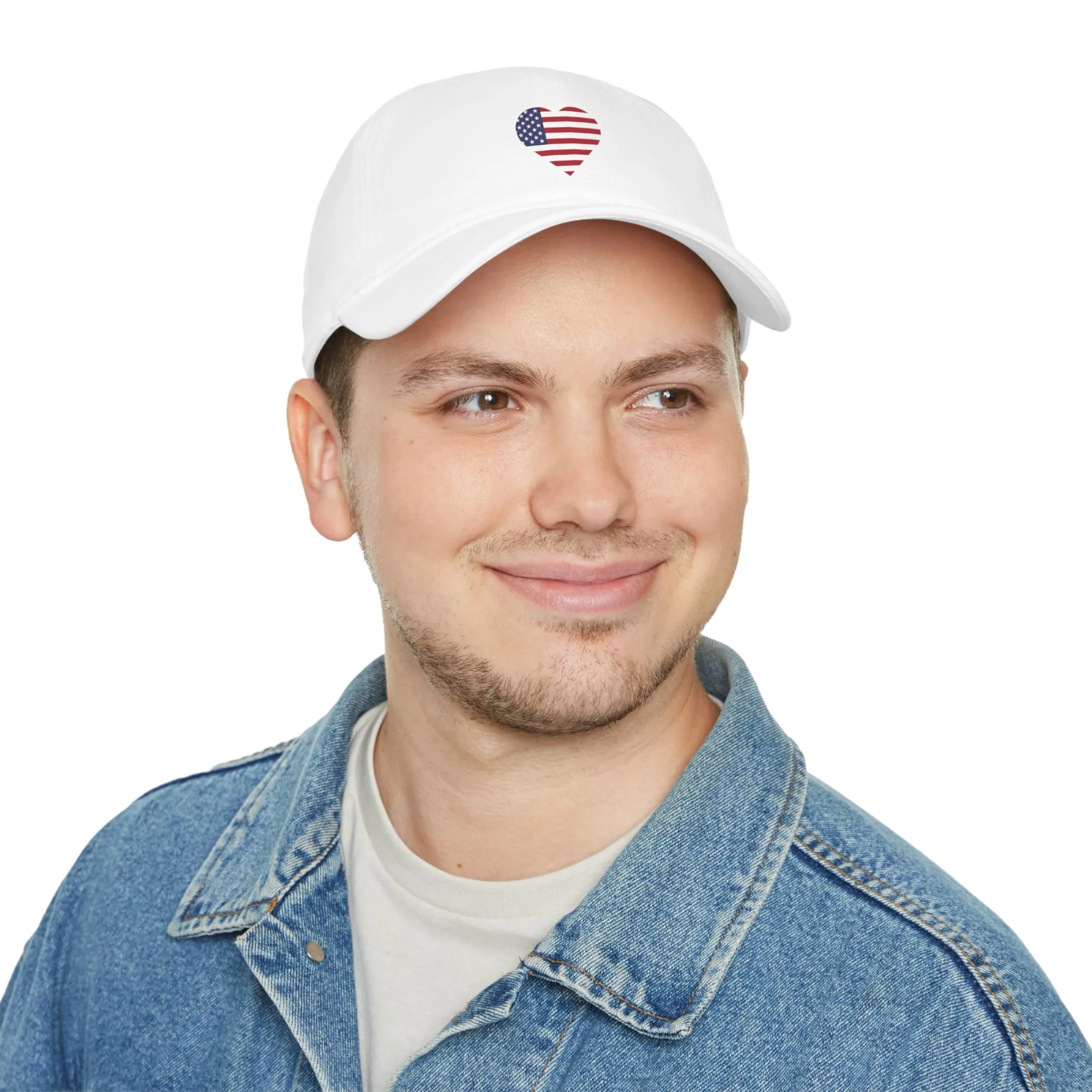 I Love USA Low Profile Baseball Cap