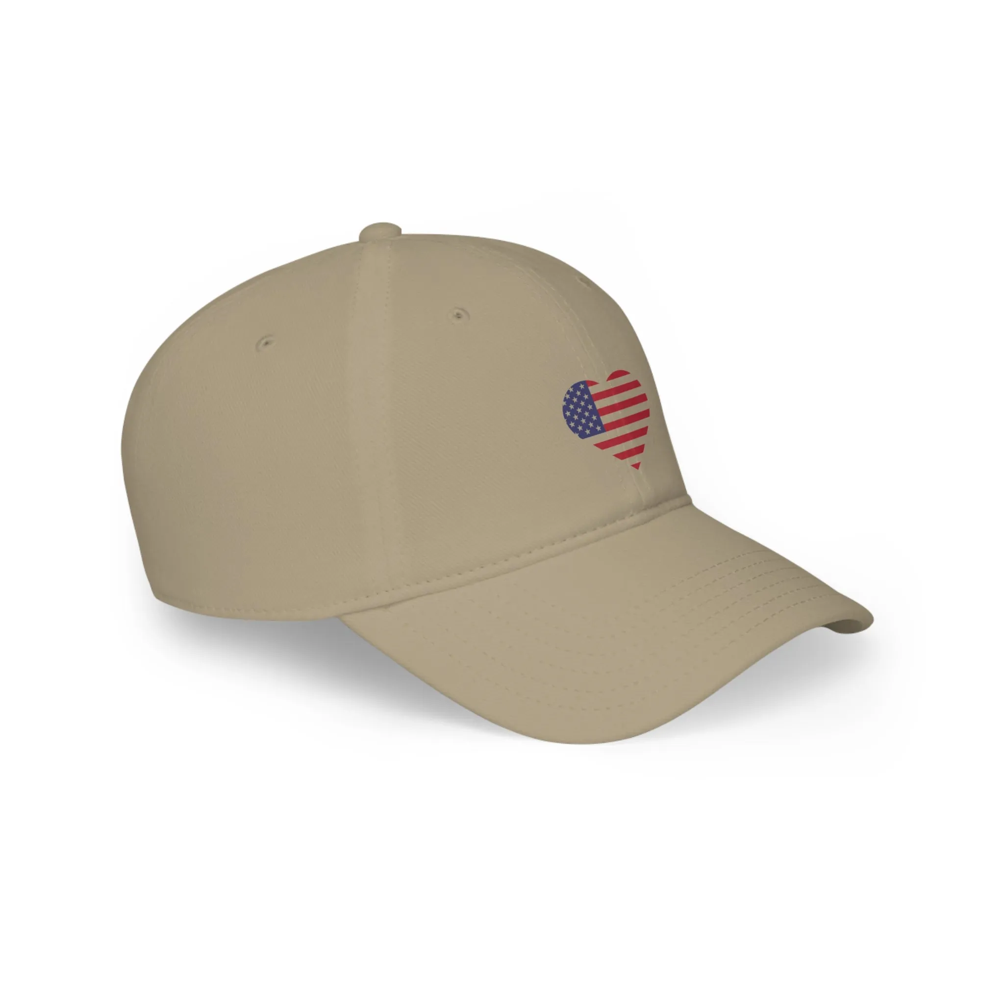 I Love USA Low Profile Baseball Cap