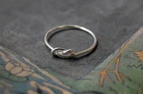 'infinity knot' ring | 925 silver