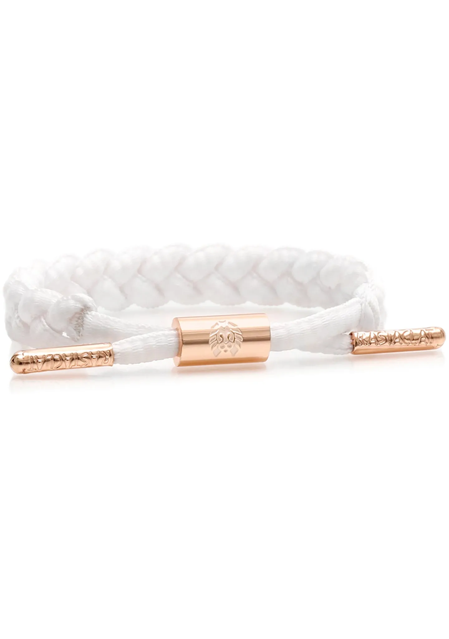 Kim Women's Classic Miniclat Bracelet in White/Rose Gold