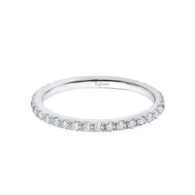 Lafonn Simulated Diamond 0.38ct Eternity Ring R2009CLP