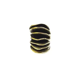 Layers Lying Antique Bronze Ring