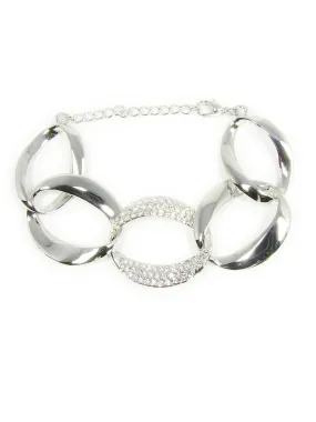 Link Bracelet Rhodium