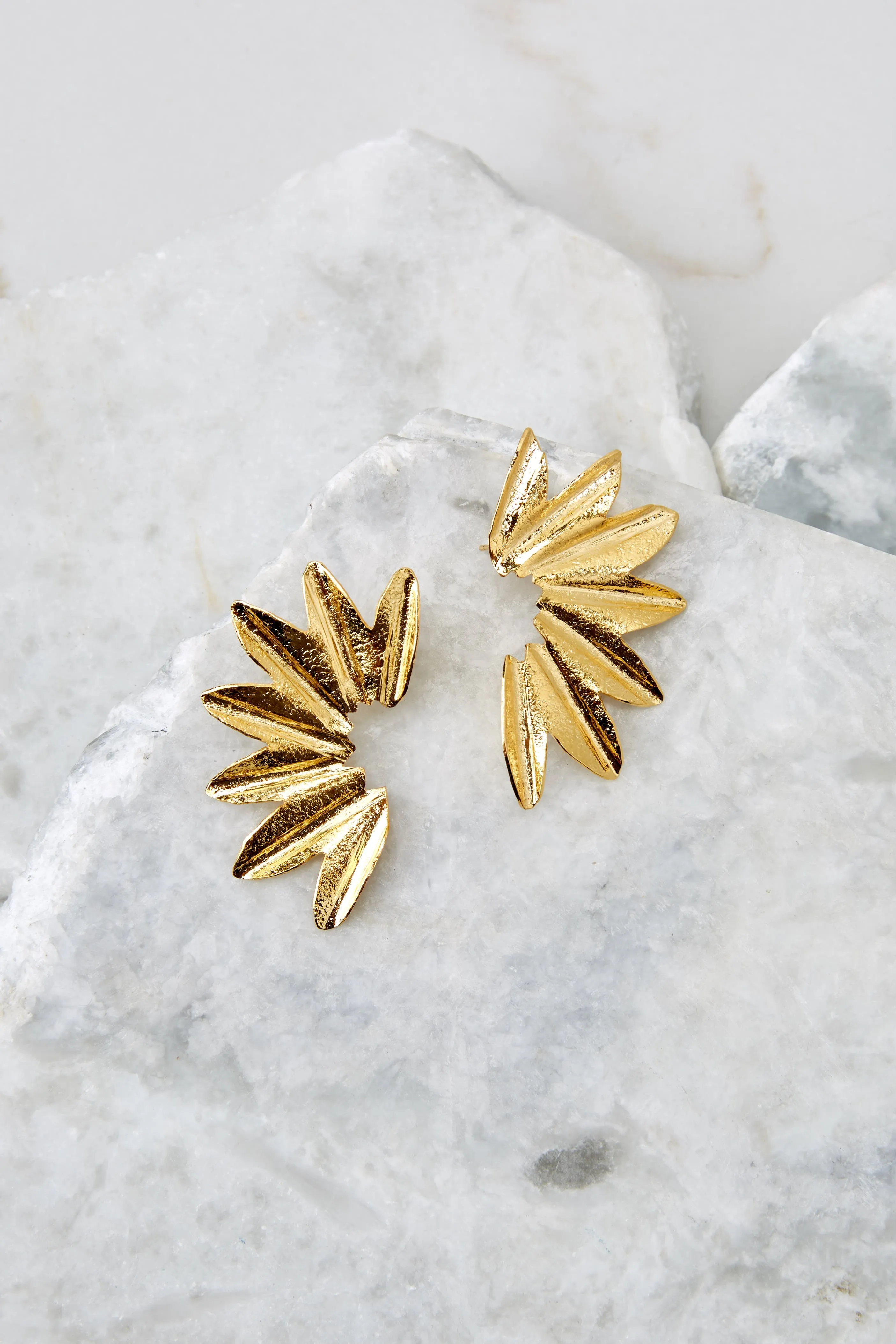 Little Whispers Gold Leaf Earrings