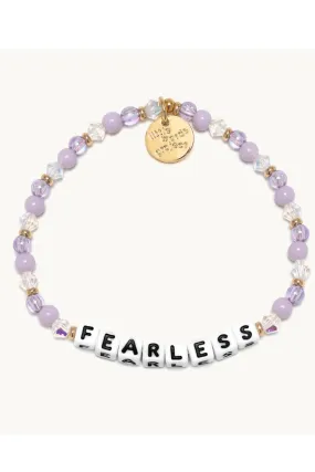 Little Words Project Beaded Bracelet-- Fearless