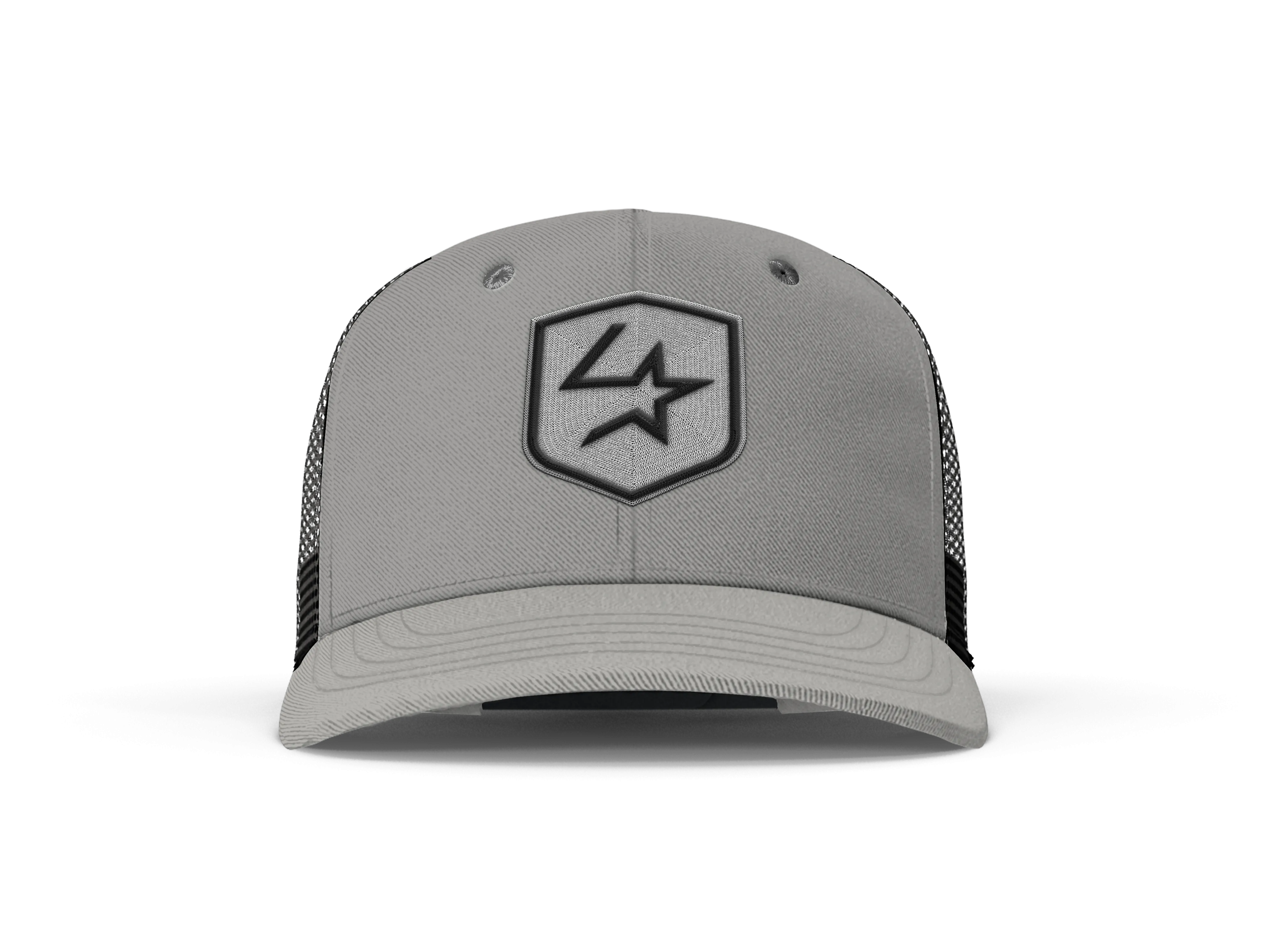 Lone Star Ropes Trucker Cap - Light Grey/Black