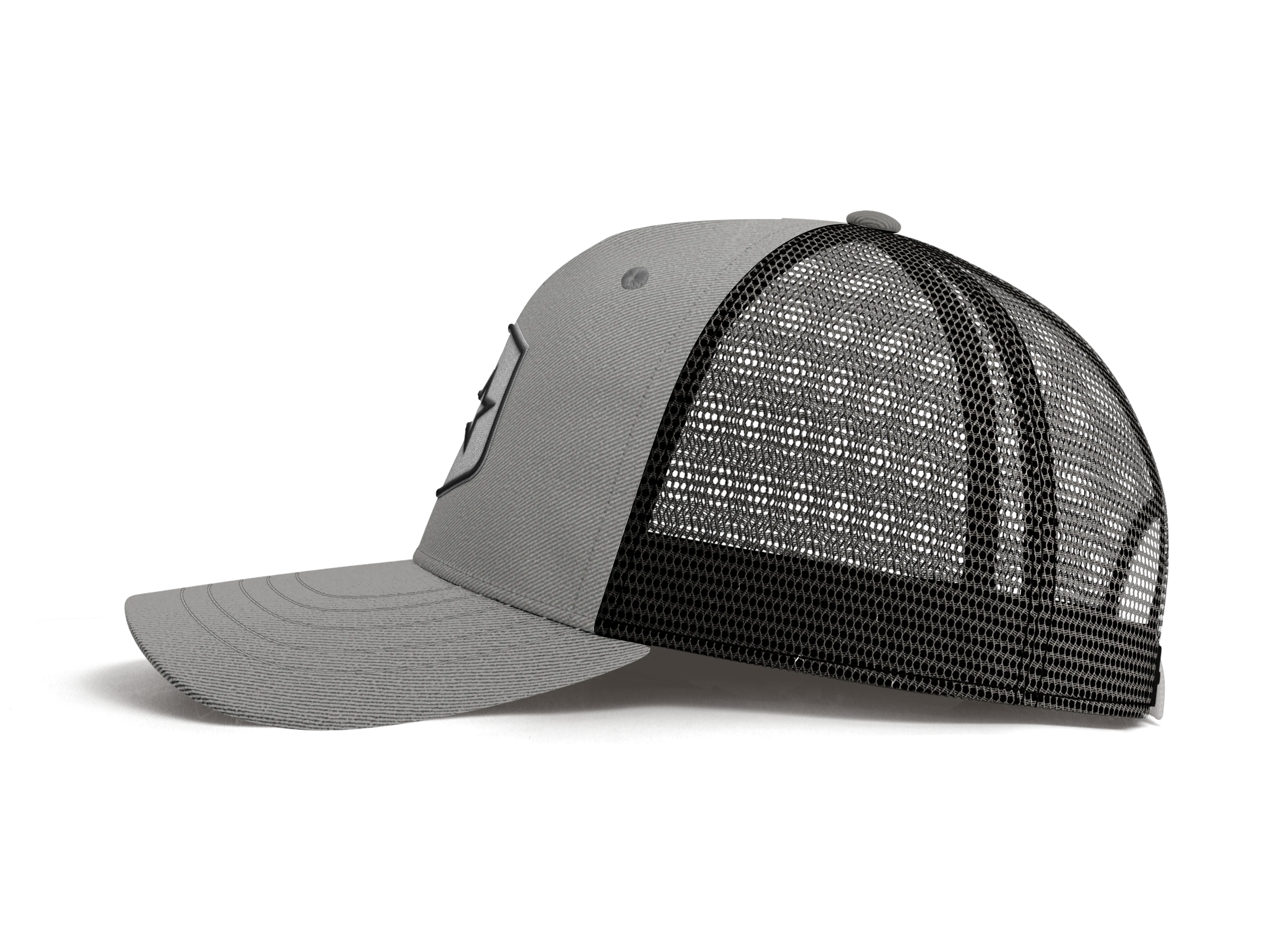 Lone Star Ropes Trucker Cap - Light Grey/Black