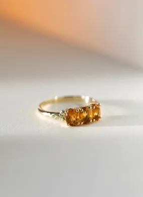 Max citrine ring 14k gold