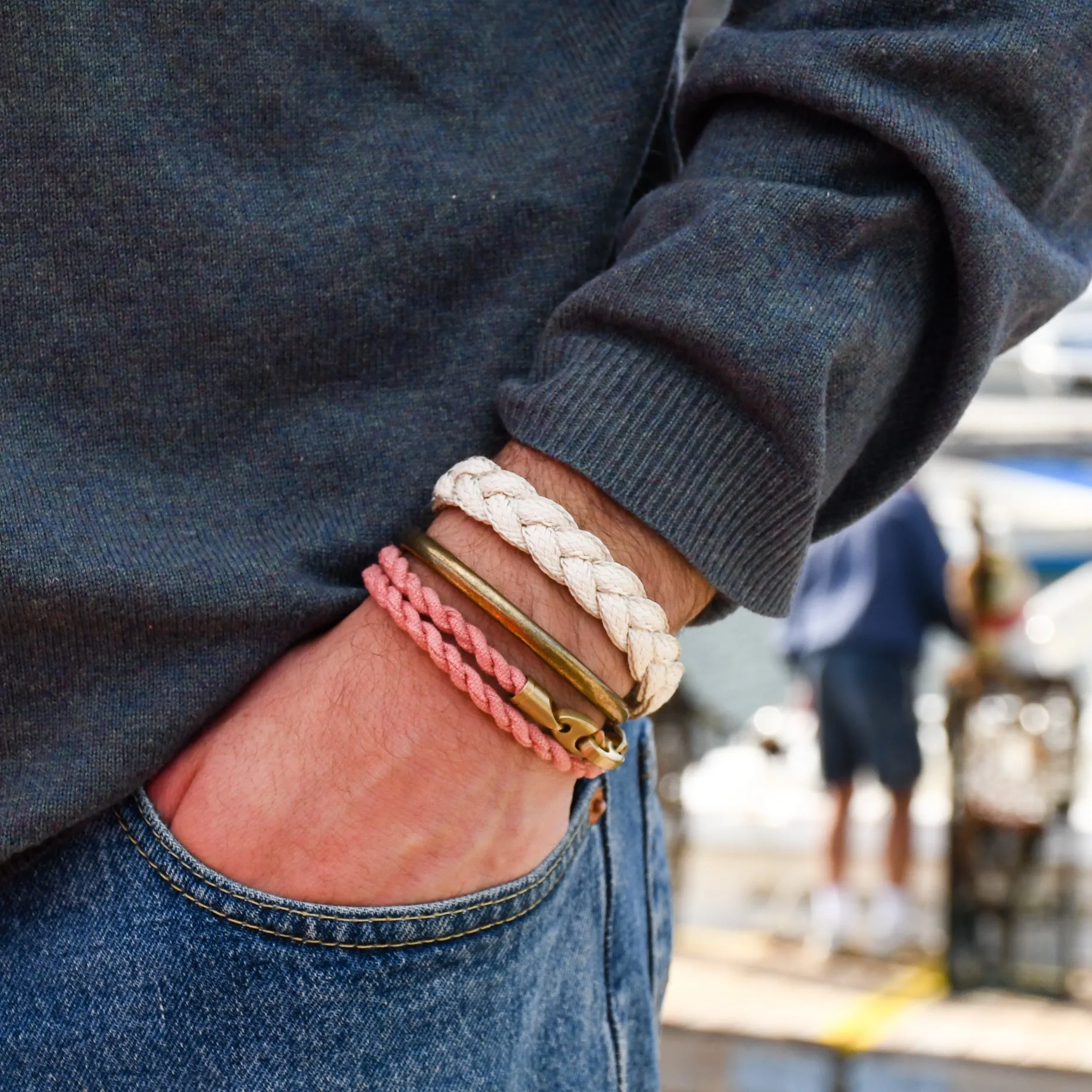 Men's "All That Brass" Bracelet Stack