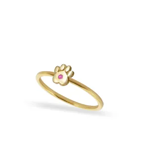 Mini Additions™ Paw Stackable Ring