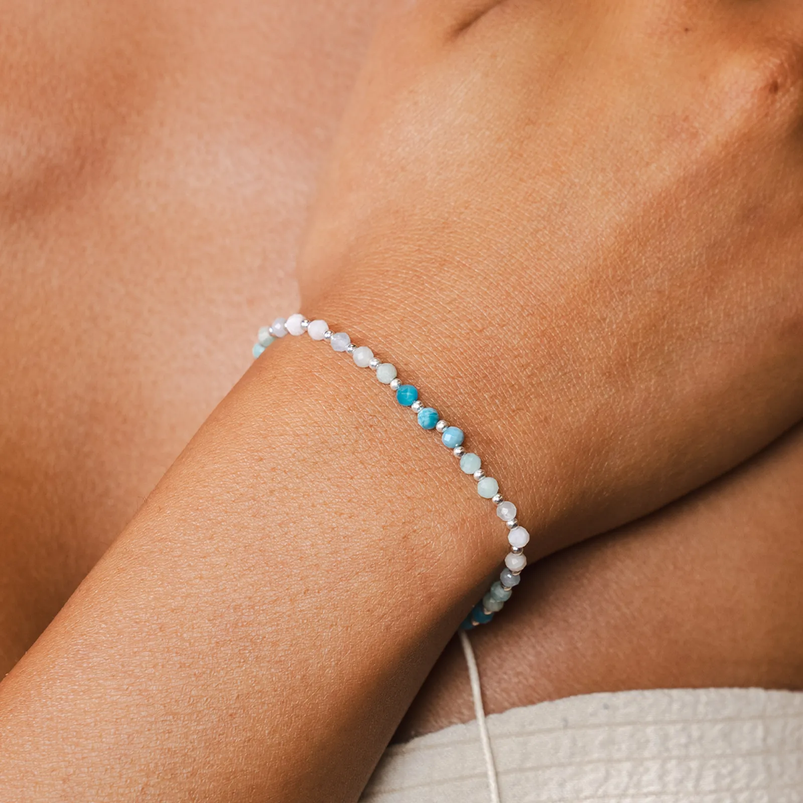 Moon & Sea 3mm Metal Accent Bracelet