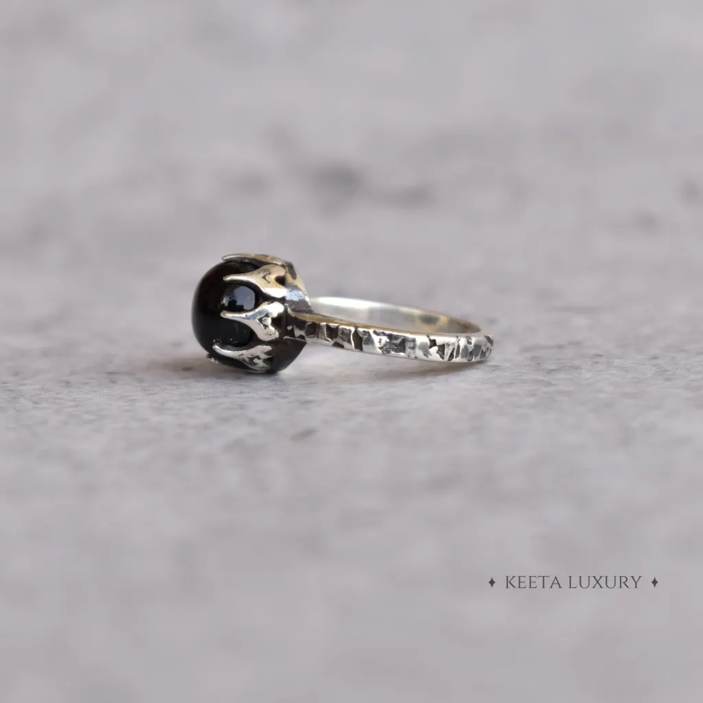 Mystic Twig - Black Onyx Ring