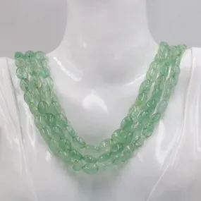 Natural Columbian Emerald Beaded Necklace Emerald Necklace Beaded Necklace Gemstone Necklace May Birthstone Necklace SKU 6142746 6142747