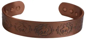 New Pure Copper Magnetic Double Horse Logo Bracelet for Relieving Pain