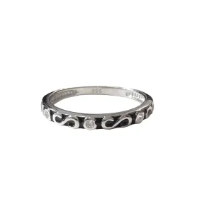 Noelia Squiggle Pattern Ring