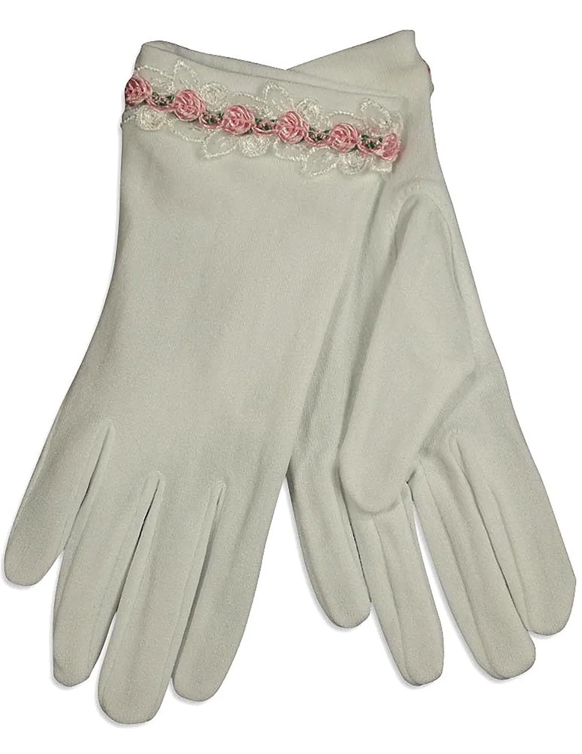 Nolan Gloves - Little Girls Ages 2-4 Rosette Dress Gloves