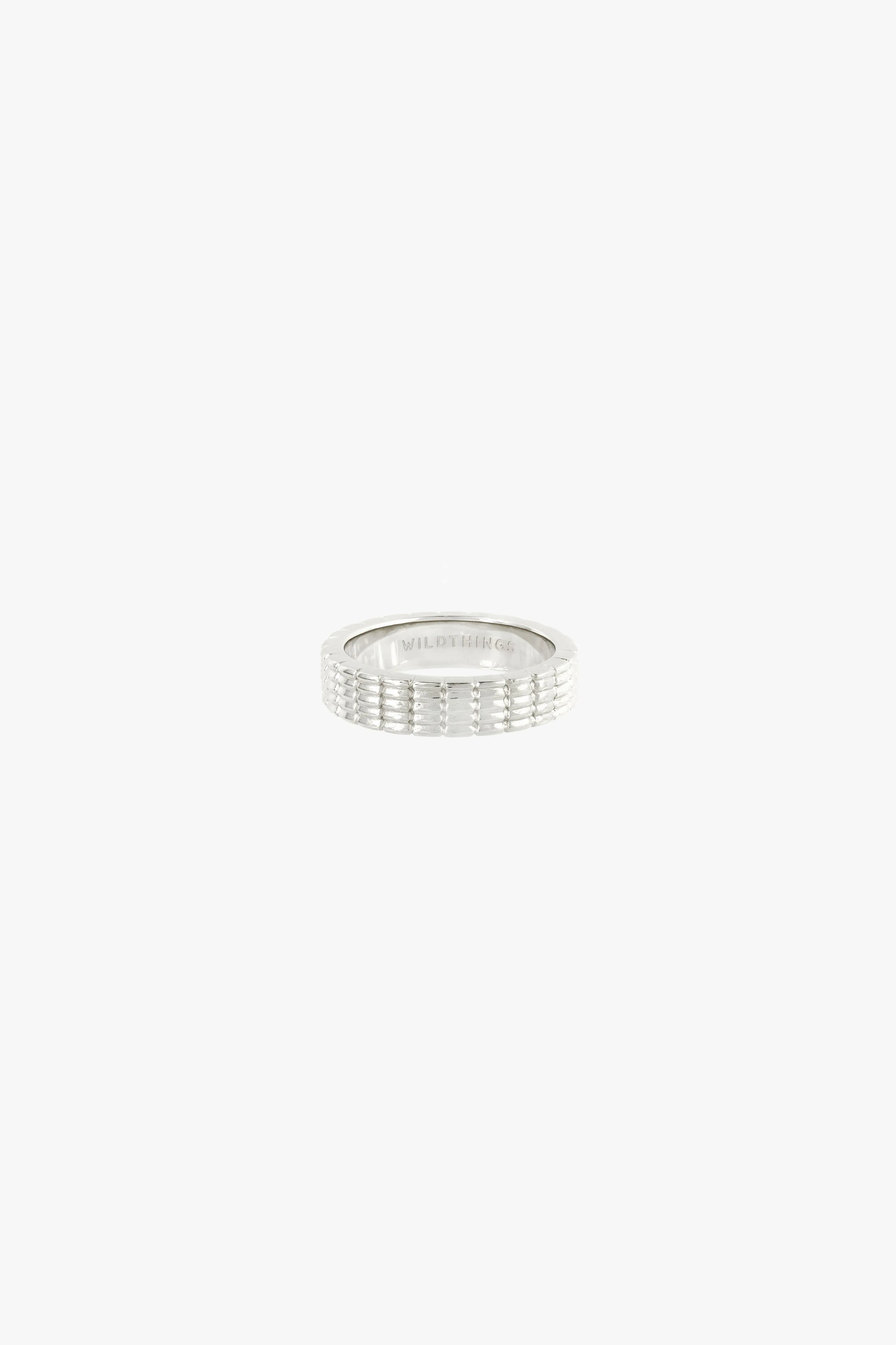 Off road ring silver