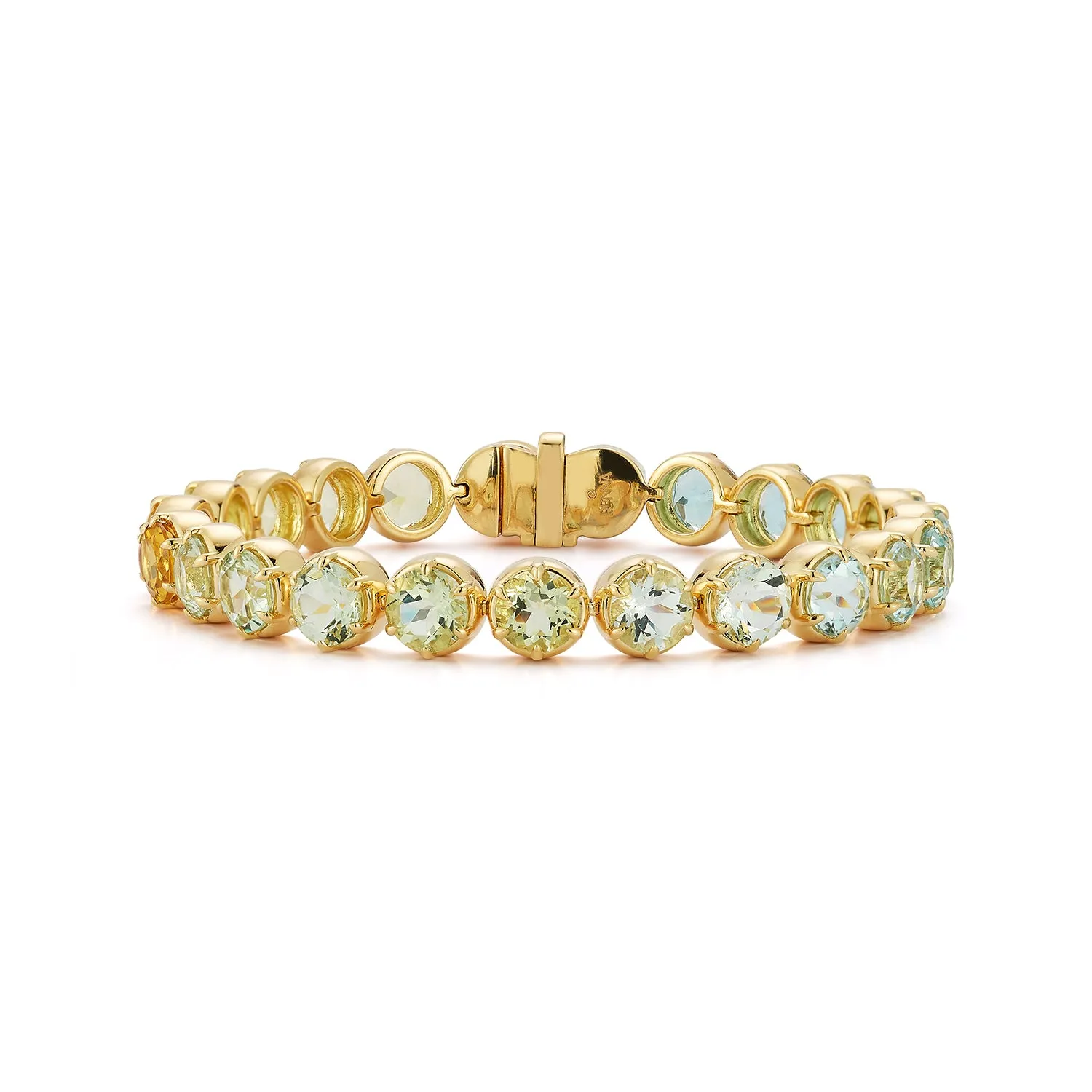 Ombré Bracelet - Aquamarine and Citrine