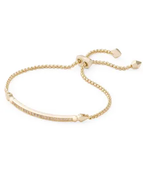 Ott Adjustable Chain Bracelet In Gold