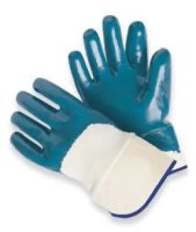 Palm-Coated Nitrile Gloves-Safety Cuff