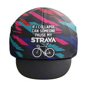 Pause My Strava Cycling Cap