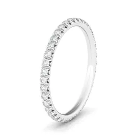 Pave Diamond Eternity Band