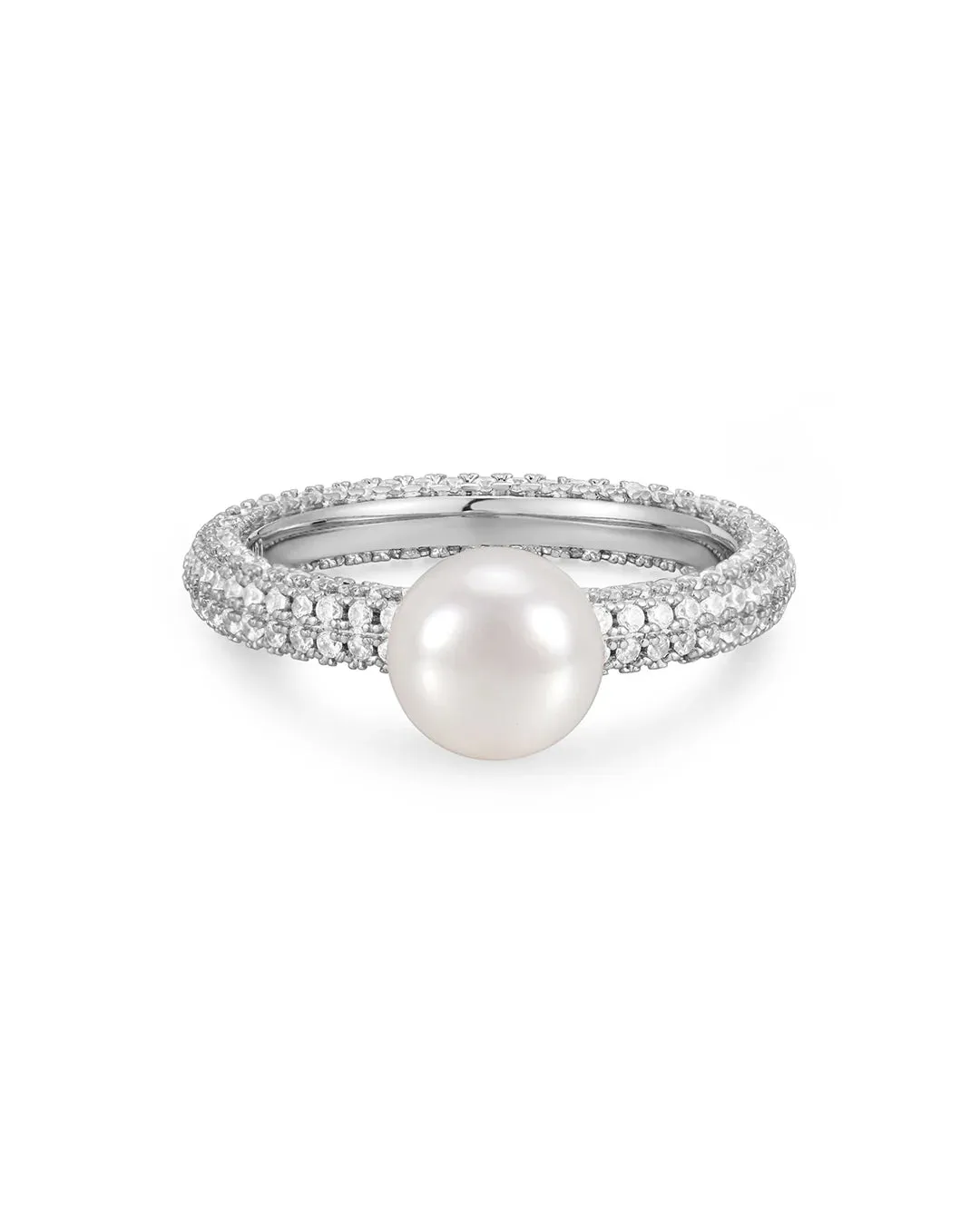 Pearl Pave Amalfi Ring