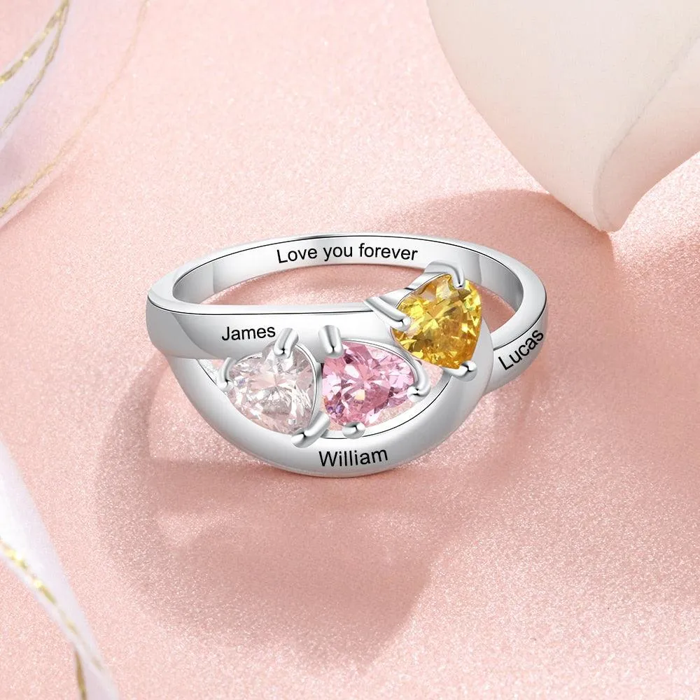 Personalized Double Top Rings Perfect Choice For Women of All Ages