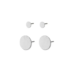 Pilgrim JACY recycled earrings set silver-plated