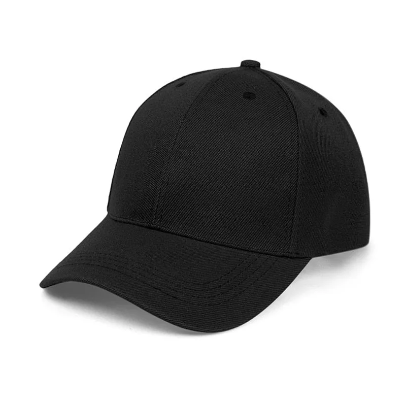 Plain Solid Color Women Men Baseball Caps 22 Color Female Male Visor Snapback Hat Adjustable Fastener Tape Casual Sports Cap Hat