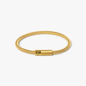 Pop Rigato Rame Bracelet In Yellow Gold Plated