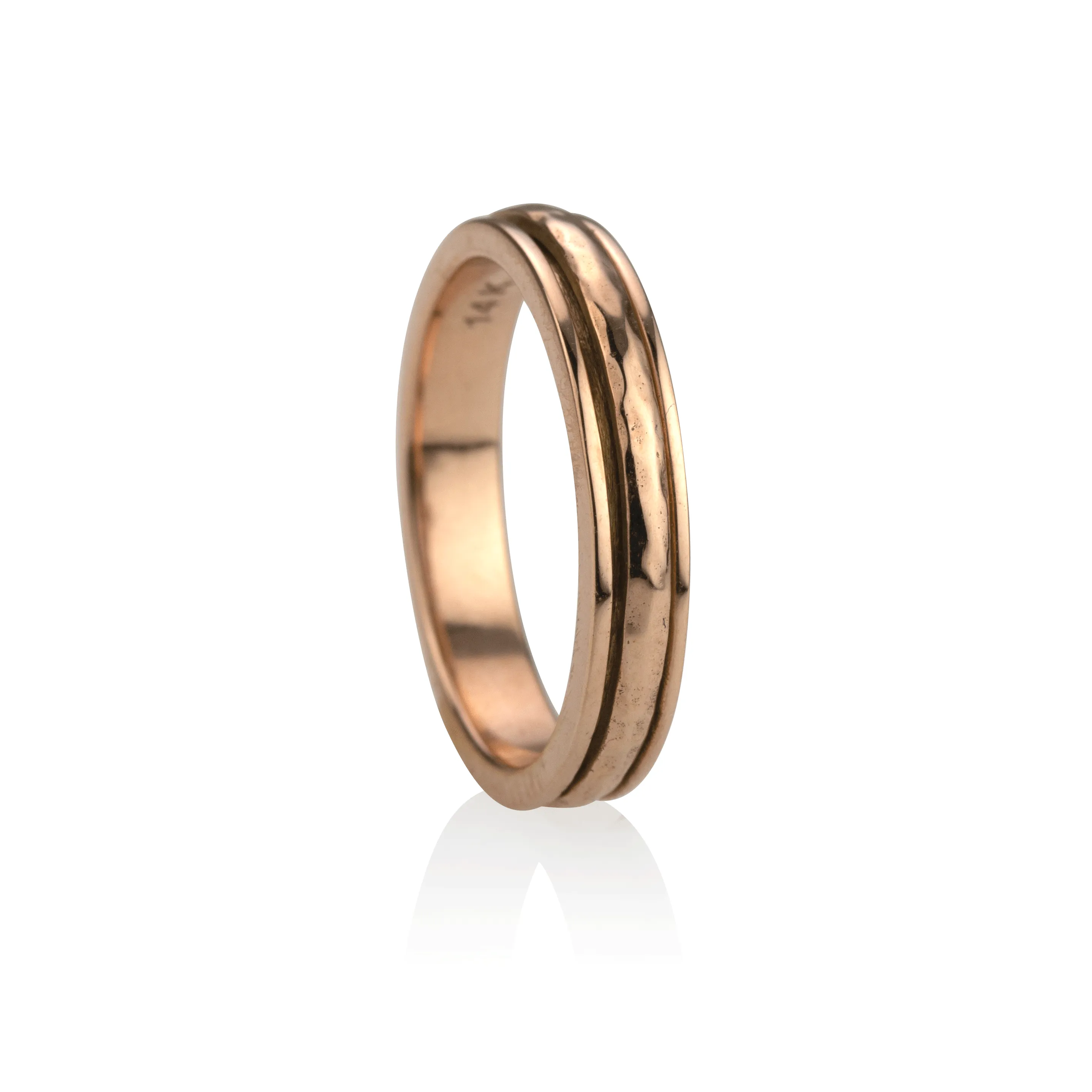 Prana Rose Gold Fidget Ring