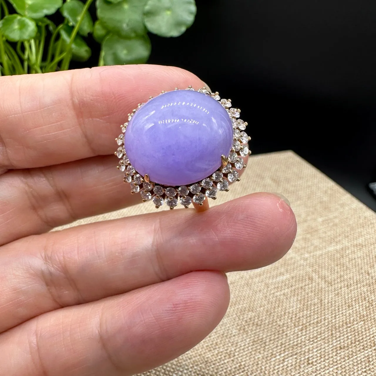 RealJade® Lavender Luxury: The Allure of Jadeite Jade Rings