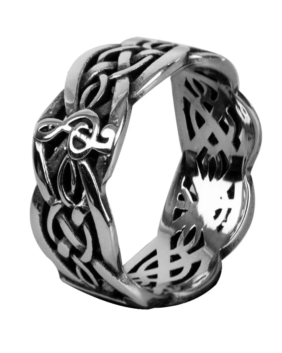 RING CELTIC CLEF