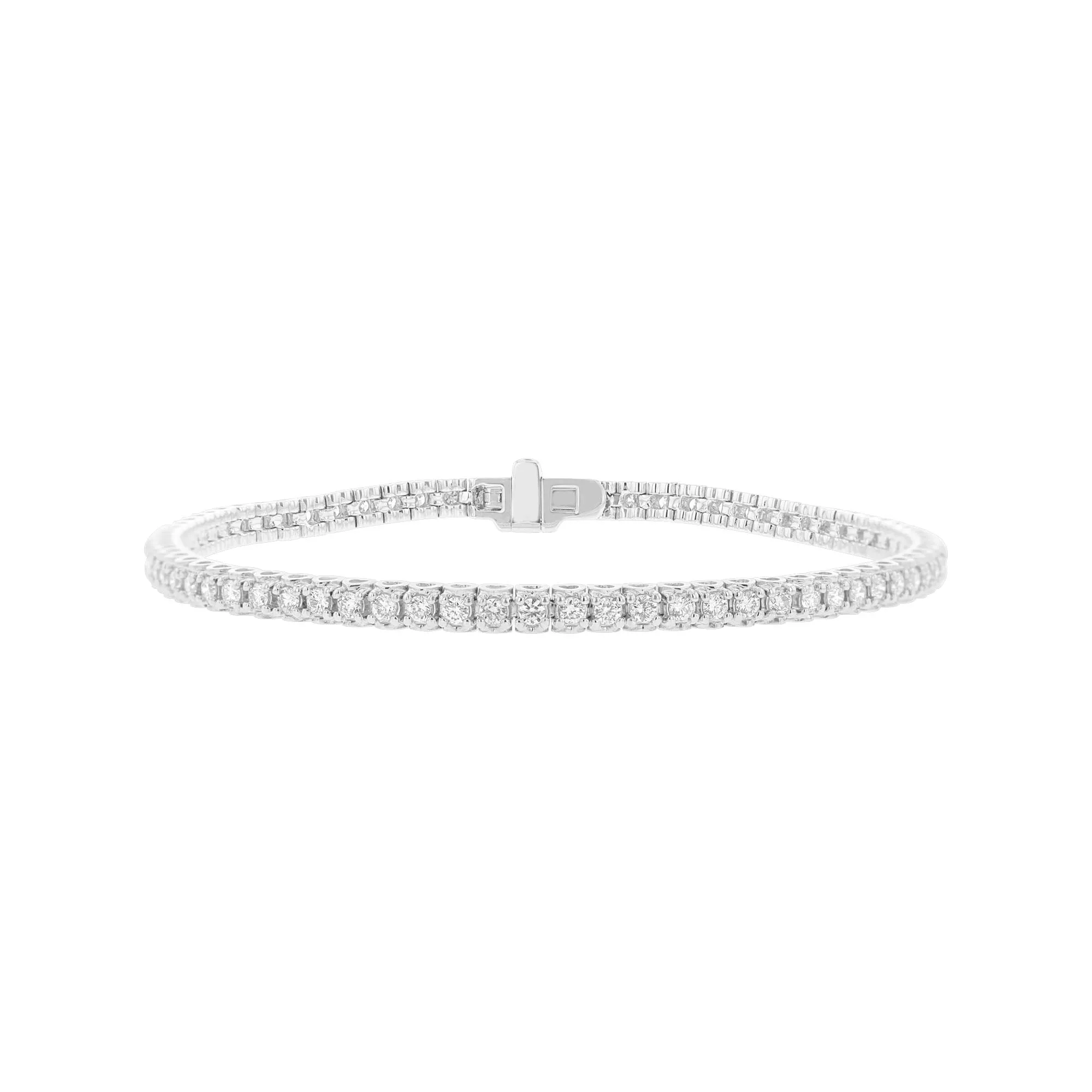 Romantic Diamond Tennis Bracelet 1 1/2ct