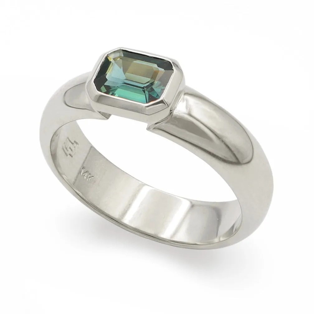 Rowlands Ring • Teal Sapphire