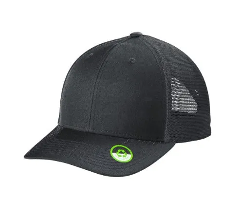 Snapback Trucker Cap with Leather Patch - #404470