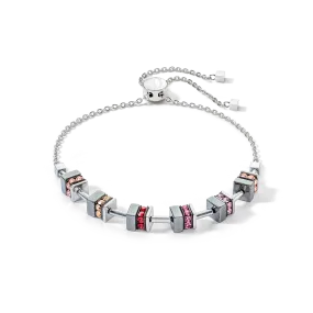 Sparkling Classic Chain bracelet silver-red